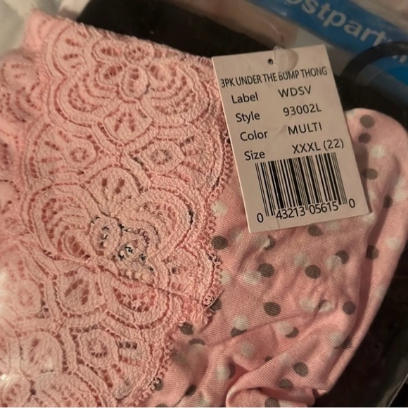 3-Pack Secret Treasures Women's Under-Belly Tongs Maternity Panty
Size XL-3XL - Picture 5 of 9